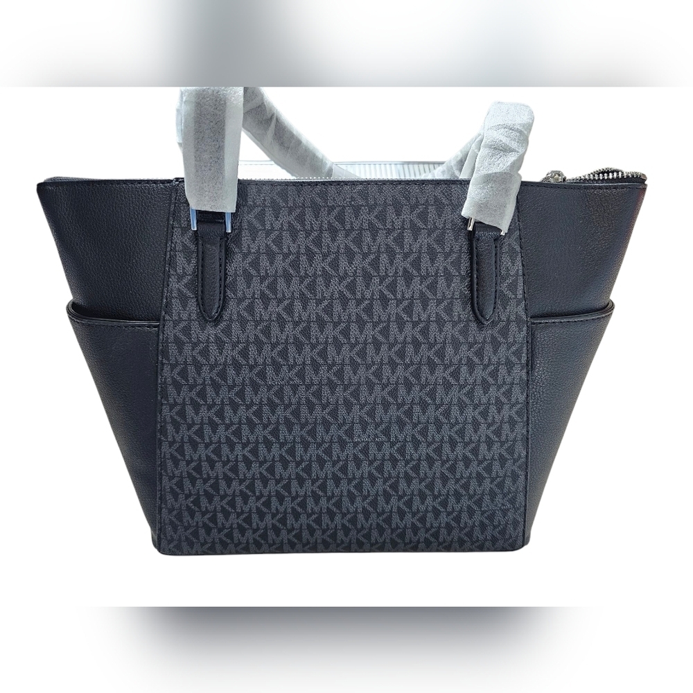 Michael Kors Charlotte Large TZ Tote With Side Pockets - Picture 6 of 12